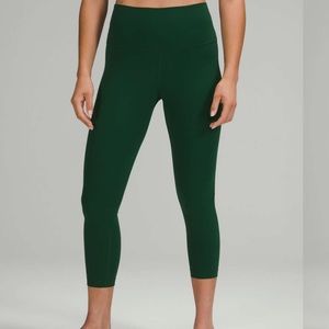 Lululemon Align Everglade Green 23 inch crop